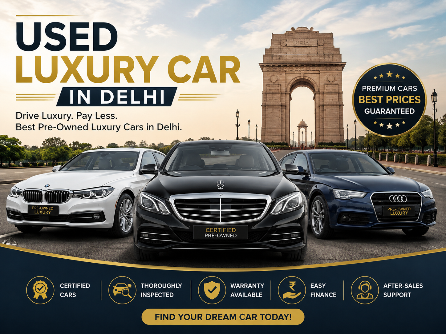 pre-owned luxury car in Delhi